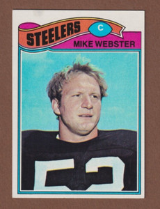 1977 Topps #99 Mike Webster Rookie - Pittsburgh Steelers - VG-EX - 804 - 🔥🏈🔥