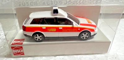 Busch 49260 H0 Audi A4 Avant ASB Servizio Di Emergenza NUOVO In OVP - Immagine 1 di 3