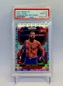 UFC 2022 "PAUL CRAIG" #170 Rookie Card PSA 10 PREMIUM BOX SET /99 Prizm RC - Picture 1 of 3