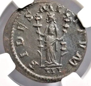 Probus Roman Empire NGC Ch AU Aurelianianus Fides Militum Soldier Standards - Picture 1 of 17
