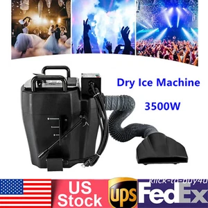 Macchina Ghiaccio Secco 3,5KW Macchina Basso Fumo Effetto Palco DJ per Festa Matrimonio 110V - Foto 1 di 24