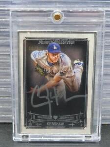 2015 Topps Museum Collection Clayton Kershaw Silver Framed Auto #06/10 Dodgers