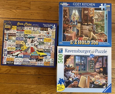 300 piezas 500 piezas Ravensburger White Mountain placas de matrícula acogedora cocina de retiro usada en excelente estado Foto 1 de 4