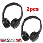 IR Infrared Wireless Car Stereo Headphones Dual Channel for DVD Player,2PCS