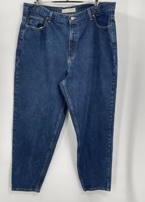 Pantalones de mezclilla azules Crossroads para mujer/talla 22W vintage cónicos cintura alta MAMÁ Foto 1 de 4