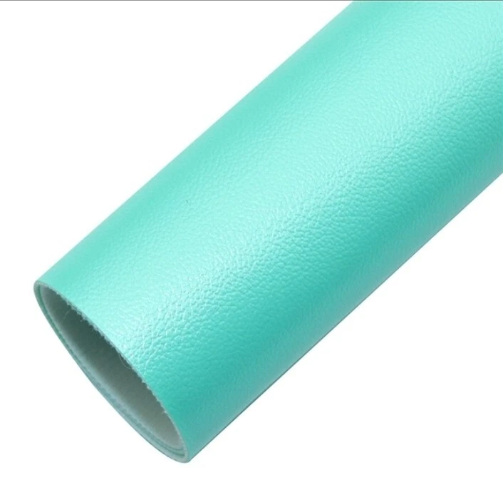 Lençol de couro sintético sólido lichia brilhante verde azul água 8 x 12 12 1247697 - Imagem 1 de 1