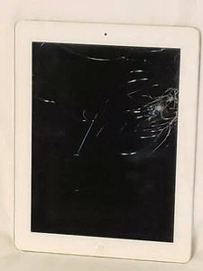 Apple iPad 2 Model A1395 2nd Gen 16GB wifi Broken Screen FOR PARTS w/case - Afbeelding 1 van 9