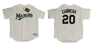 Maglia Baseball Majestic 2003 World Series Marlins Miguel Cabrera Cucita XL - LEGGI - Foto 1 di 11