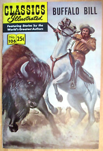 1969 CLASSICS ILLUSTRATED COMICS Buffalo Bill #106  Fine