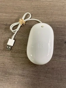 OEM White Genuine Apple "Mighty Mouse" Optical Wired USB iMac/PC Mac Mini A1152 - Picture 1 of 2