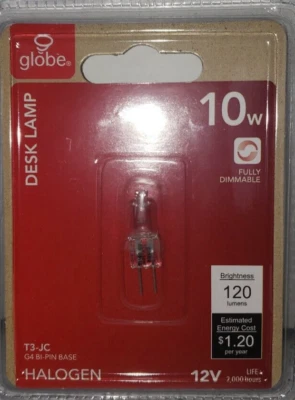 Globe 10w Desk Lamp Light Bulb-Brand New-SHIPS N 24 HOURS - Image 1 of 3