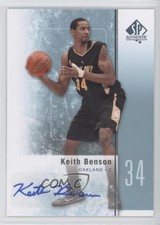 2011-12 SP Authentic Auto Keith Benson #46 Auto