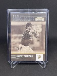 2015 Panini Contenders Old School Colors #38 Dansby Swanson (RC)