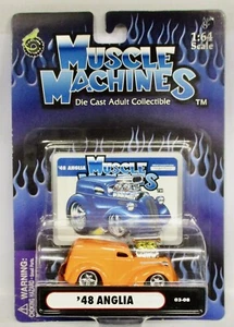MÁQUINAS MUSCULARES DIECAST 1/64 '48 FORD ANGLIA NARANJA ENVÍO COMBINADO - Imagen 1 de 2