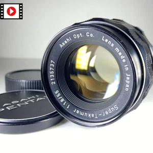 Pentax Super Takumar f1.8 55mm MF Lens SLR Camera Film M42 Mount From Japan - Picture 1 of 23