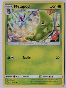 Metapod 2/68 - NM - Hidden Fates Pokemon Card - Shibuzoh Art - Picture 1 of 3