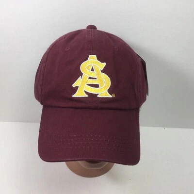 Boné de beisebol Arizona State University ASU Sun Devils chapéu marrom logotipo fã NCAA - Imagem 1 de 4