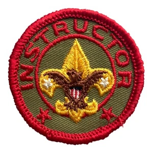 Vintage BSA (1962-71) Instructor Position Patch Uniform Emblem Boy Scouts 2 Inch - Picture 1 of 3