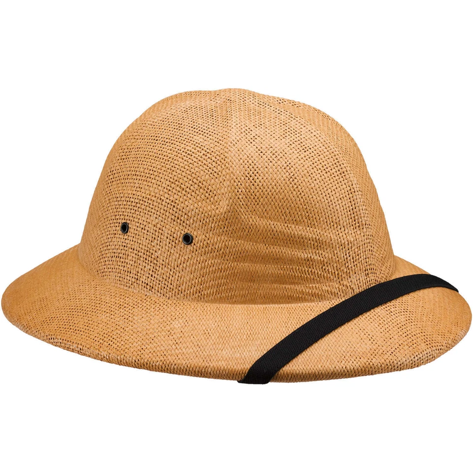 Double-Lacquered Straw Pith Helmet, Tan - Image 1 of 1