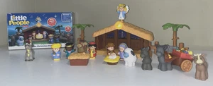 Little People Deluxe Christmas Story Nativity Set COMPLETE + WORKS GREAT + BONUS - Picture 1 of 9