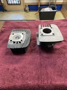 1975 Kawasaki KE125 Cylinder And Head Std. 56mm Bore, Cylinder Has New Coating. - Picture 1 of 12