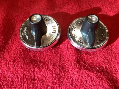 VINTAGE 1960s GE Set of 2 Range STOVE -  BURNER AUTOMATIC CONTROL KNOB 462A143 - Image 1 of 3