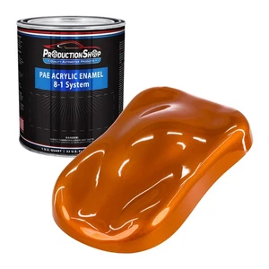 ProductionShop 1 Quart High Gloss Atomic Orange Pearl Acrylic Enamel Auto Paint - Picture 1 of 1