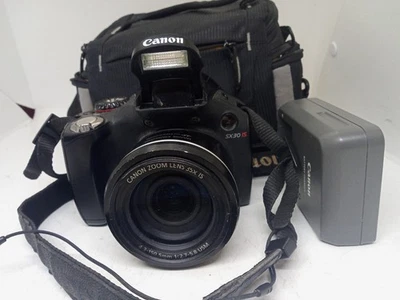 Canon PowerShot SX30 IS - 14.1MP Digital Camera - 35X Zoom w/ Charger & Bag  - Image 1 of 4