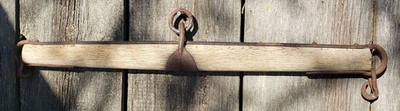Antique Vintage Wood Evener Bar Double Tree Yoke horse Ox Western Primitive 36” - Image 1 of 4
