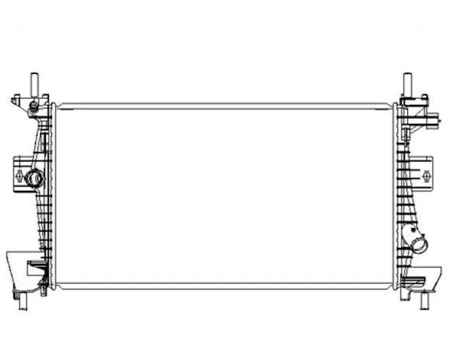 Primary Radiator For 2012-2018 Ford Focus 2014 2016 2013 2015 2017 ZQ692XC - Image 1 of 1