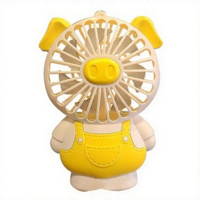 Mini Ventilador de Mesa de Escritorio Portátil USB Personal Pequeño Ventilador Silencioso 2 Velocidades Recargable Foto 1 de 4