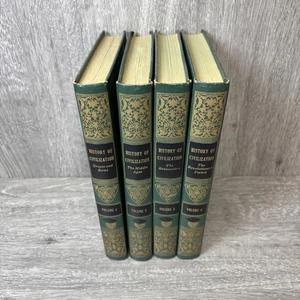 History of Civilization Volume 1-4 By Brown Landone Copyright 1942 Hardcover Set - Bild 1 von 11