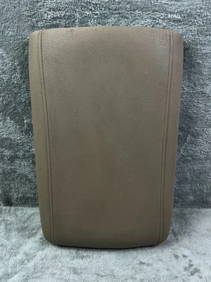 Ford Expedition 2003-2006 OEM consola central reposabrazos tapa cuero marrón cubierta tapa Foto 1 de 4