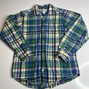 Place Est. Boys Large 10-12 Plaid Long Sleeve Dress Shirt Very Good Cond #109 - Picture 1 of 6