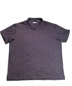 Polo de golf Westport Lifestyle grande para hombre 3XB púrpura floral rendimiento elástico - Imagen 1 de 8