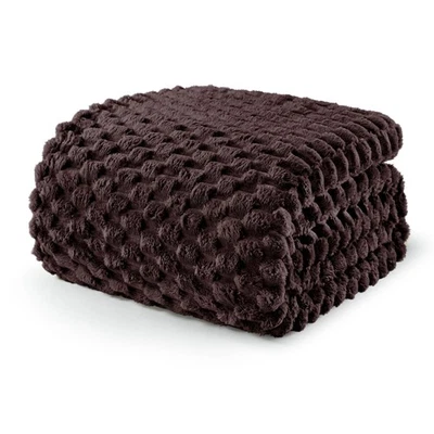 Exclusiva Manta de Vellón Mezcla Tamaño Doble para Cama, 60x80 Pulgadas Elegante Jacqu... Foto 1 de 4