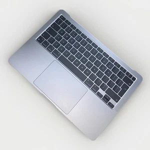 MacBook Air 13" A2337 reposamanos estuche superior teclado Reino Unido 2020 M1 gris espacial - Imagen 1 de 6