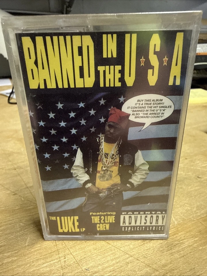 Banned In The USA The Luke LP by The 2 Live Crew (Cassette, 1990) New - Image 1 of 4