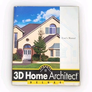 Win 95 1997 3D Home Architect Deluxe manual de usuario solo Broderbund - CS4 - Imagen 1 de 5