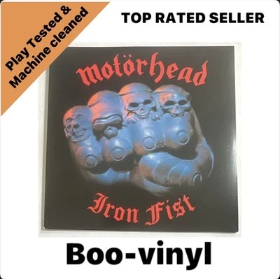 Motorhead  Iron Fist LP Album vinyl record limited Blue swirl reissue 2022 metal - Image 1 of 4