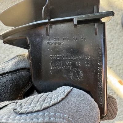 03-11 Mercedes W211 E55 CLS500 Rear Right Door Ash Tray Compartment Black OEM RH - Image 1 of 4