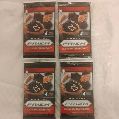 Prizm Basketball 2015-16 (1) paquete sellado (paquete de 4 tarjetas) Jokic/Booker/ciudades ~ ¿RC? Foto 1 de 4