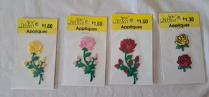 Vintage Sew Perfect Appliques 4 Floral - Picture 1 of 6
