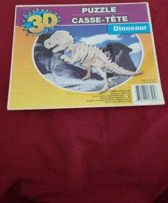 Puzzle 3D Dinosaurio T-REX, Nuevo Precintado Foto 1 de 4