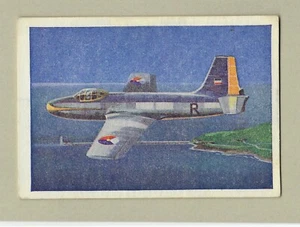 1958 CARDMASTER JET AIRCRAFT OF THE WORLD #67 FOKKER S-14 TRAINER EX - Picture 1 of 2