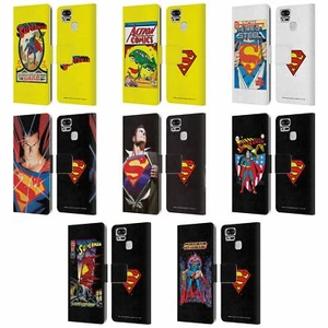 SUPERMAN DC COMICS FAMOUS COMIC BOOK COVERS LEATHER BOOK CASE FOR ASUS ZENFONE - Picture 1 of 6