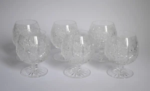 6 Cognacgläser Cognacschwenker Brandy Glas Kristallglas geschliffen - Bild 1 von 10