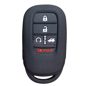 Fit Honda Civic Accord CRV Pilot 5 Button Smart Key Fob Silicone Case Cover