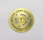 Genuine Rolex Ladies 2035 4520-2 Yellow Gold Metal Date Disc Indicator Wheel
