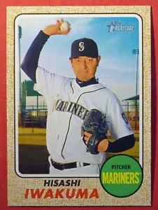 2017 Topps Heritage Hisashi Iwakuma #327 (Mariners) NM+ - Picture 1 of 1